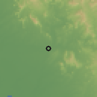 Shaded relief of the 58 km around Culiacán Rosales, drawn from the GMTED2010 grid