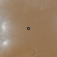 Shaded relief of the 59 km around Huejotzingo, drawn from the GMTED2010 grid