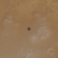 Shaded relief of the 58 km around Huichapan, drawn from the GMTED2010 grid