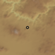 Shaded relief of the 58 km around Amatitán, drawn from the GMTED2010 grid
