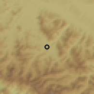 Shaded relief of the 59 km around Jaltenango de la Paz, drawn from the GMTED2010 grid