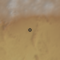 Shaded relief of the 59 km around Jiutepec, drawn from the GMTED2010 grid