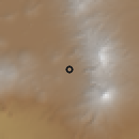 Shaded relief of the 59 km around Amecameca de Juárez, drawn from the GMTED2010 grid