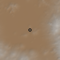 Shaded relief of the 59 km around La Magdalena Atlicpac, drawn from the GMTED2010 grid