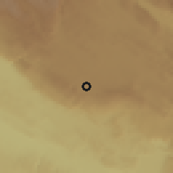 Shaded relief of the 59 km around La Trinitaria, drawn from the GMTED2010 grid