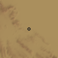 Shaded relief of the 57 km around Lerdo, drawn from the GMTED2010 grid