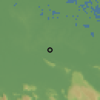 Shaded relief of the 59 km around Macuspana, drawn from the GMTED2010 grid