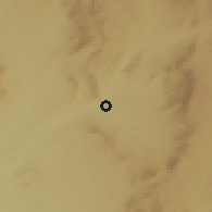 Shaded relief of the 56 km around Magdalena de Kino, drawn from the GMTED2010 grid