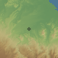 Shaded relief of the 59 km around Martínez de la Torre, drawn from the GMTED2010 grid
