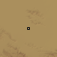 Shaded relief of the 57 km around Matamoros, drawn from the GMTED2010 grid