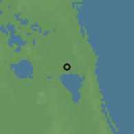 Shaded relief of the 58 km around Moralillo, drawn from the GMTED2010 grid