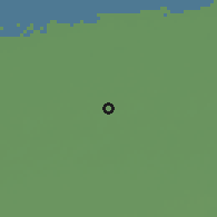 Shaded relief of the 58 km around Motul de Carrillo Puerto, drawn from the GMTED2010 grid