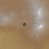 Shaded relief of the 59 km around Ozumba de Alzate, drawn from the GMTED2010 grid