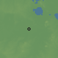 Shaded relief of the 58 km around Pánuco, drawn from the GMTED2010 grid
