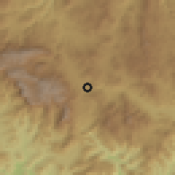 Shaded relief of the 59 km around Petaquillas, drawn from the GMTED2010 grid