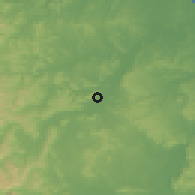 Shaded relief of the 58 km around Plan de Ayala, drawn from the GMTED2010 grid