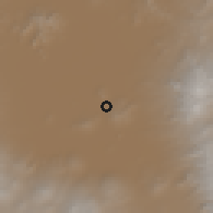Shaded relief of the 59 km around Profesor Carlos Hank González, drawn from the GMTED2010 grid