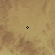 Shaded relief of the 59 km around Puente de Ixtla, drawn from the GMTED2010 grid
