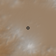 Shaded relief of the 59 km around San Antonio Acahualco, drawn from the GMTED2010 grid