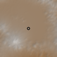 Shaded relief of the 59 km around San Bartolomé Tlaltelulco, drawn from the GMTED2010 grid