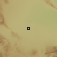 Shaded relief of the 57 km around San Buenaventura, drawn from the GMTED2010 grid
