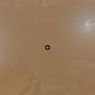 Shaded relief of the 59 km around Sanctorum, drawn from the GMTED2010 grid