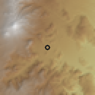 Shaded relief of the 59 km around Atzacan, drawn from the GMTED2010 grid