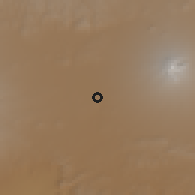 Shaded relief of the 59 km around San Lorenzo Almecatla, drawn from the GMTED2010 grid