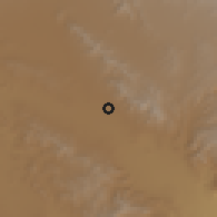 Shaded relief of the 59 km around San Marcos Tlacoyalco, drawn from the GMTED2010 grid