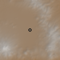 Shaded relief of the 59 km around San Mateo Atenco, drawn from the GMTED2010 grid