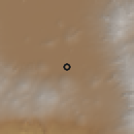 Shaded relief of the 59 km around San Mateo Huitzilzingo, drawn from the GMTED2010 grid