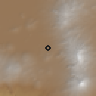 Shaded relief of the 59 km around San Mateo Tezoquipan, drawn from the GMTED2010 grid