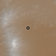 Shaded relief of the 59 km around San Matías Tlalancaleca, drawn from the GMTED2010 grid