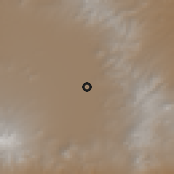 Shaded relief of the 59 km around San Pedro Tultepec, drawn from the GMTED2010 grid