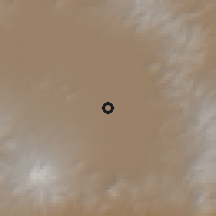 Shaded relief of the 59 km around San Salvador Tizatlalli, drawn from the GMTED2010 grid