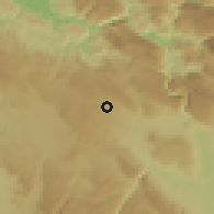 Shaded relief of the 59 km around Berriozábal, drawn from the GMTED2010 grid