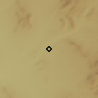 Shaded relief of the 56 km around Santa Ana, drawn from the GMTED2010 grid