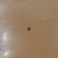 Shaded relief of the 59 km around Santa María Moyotzingo, drawn from the GMTED2010 grid
