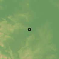 Shaded relief of the 58 km around Tanquián de Escobedo, drawn from the GMTED2010 grid