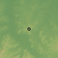 Shaded relief of the 58 km around Tantoyuca, drawn from the GMTED2010 grid