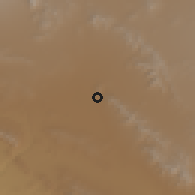 Shaded relief of the 59 km around Tecamachalco, drawn from the GMTED2010 grid