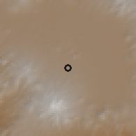 Shaded relief of the 59 km around Cacalomacán, drawn from the GMTED2010 grid