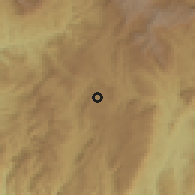 Shaded relief of the 59 km around Teloloapan, drawn from the GMTED2010 grid