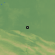 Shaded relief of the 59 km around Tenosique de Pino Suárez, drawn from the GMTED2010 grid