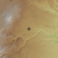 Shaded relief of the 59 km around Teocelo, drawn from the GMTED2010 grid