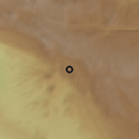 Shaded relief of the 59 km around Teopisca, drawn from the GMTED2010 grid