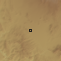 Shaded relief of the 59 km around Tepalcingo, drawn from the GMTED2010 grid