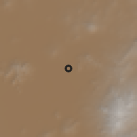 Shaded relief of the 59 km around Tezoyuca, drawn from the GMTED2010 grid