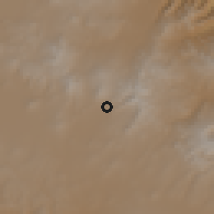 Shaded relief of the 59 km around Tlaxco, drawn from the GMTED2010 grid