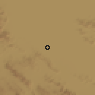 Shaded relief of the 57 km around Torreón, drawn from the GMTED2010 grid
